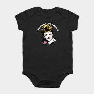 Murder She Wrote / 80s Retro TV Design Baby Bodysuit